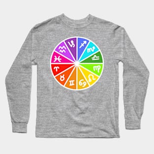 Zodiac Wheel Long Sleeve T-Shirt